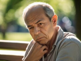 breathing difficulties while seated