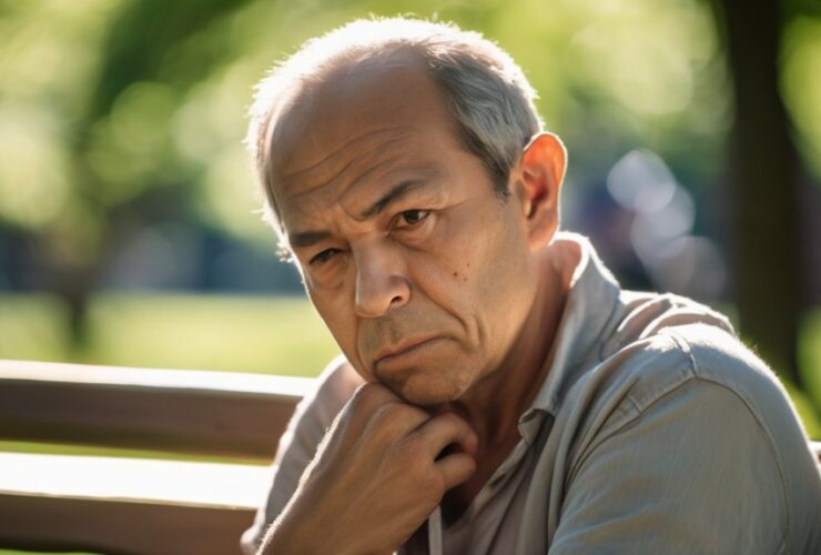 breathing difficulties while seated