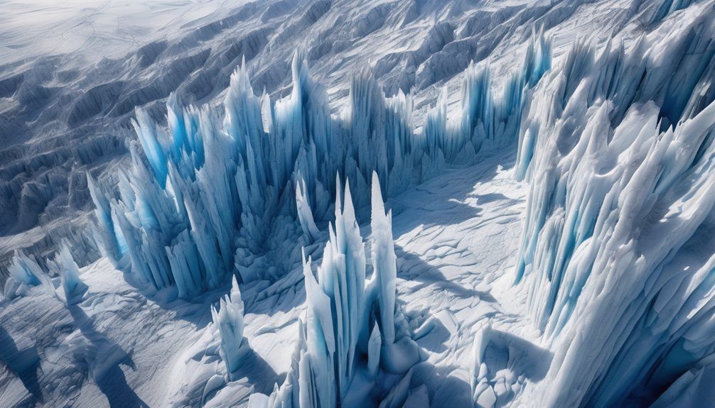 creating a frozen landscape