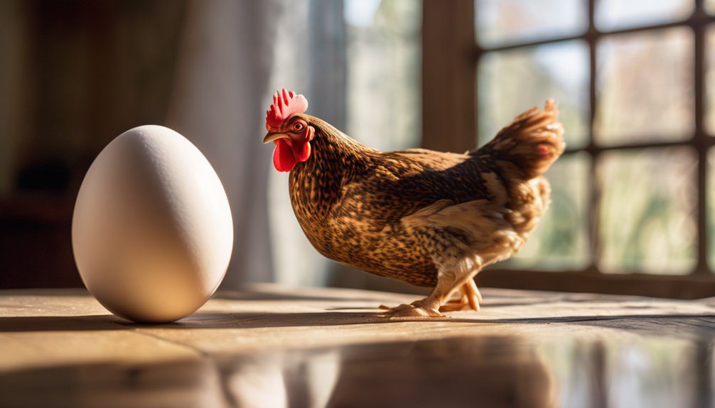 egg precedes chicken evolution