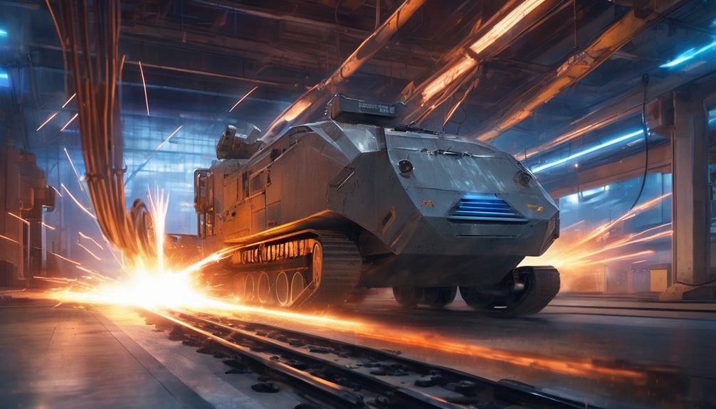 electromagnetic projectile weaponry advancement