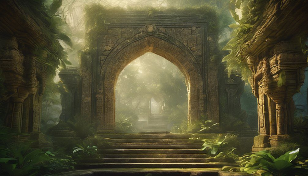 mythical underground civilization concept