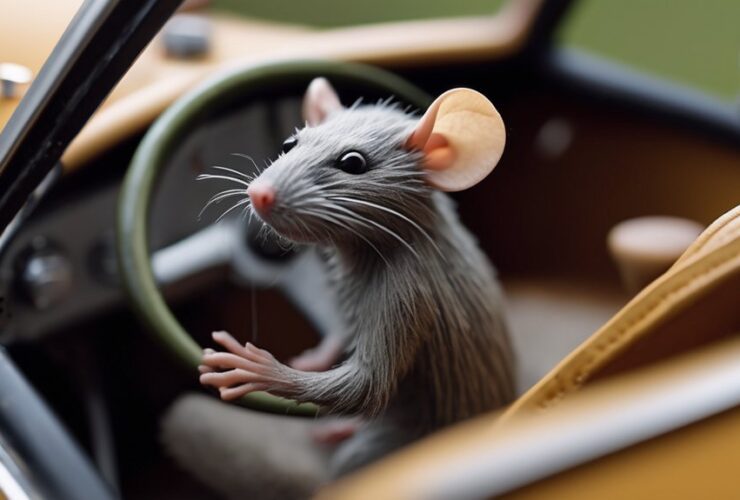 rats learning vehicle navigation