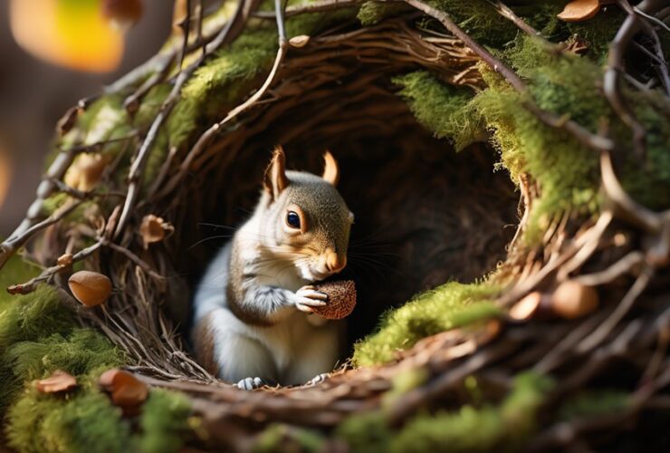 squirrel nesting behavior explained