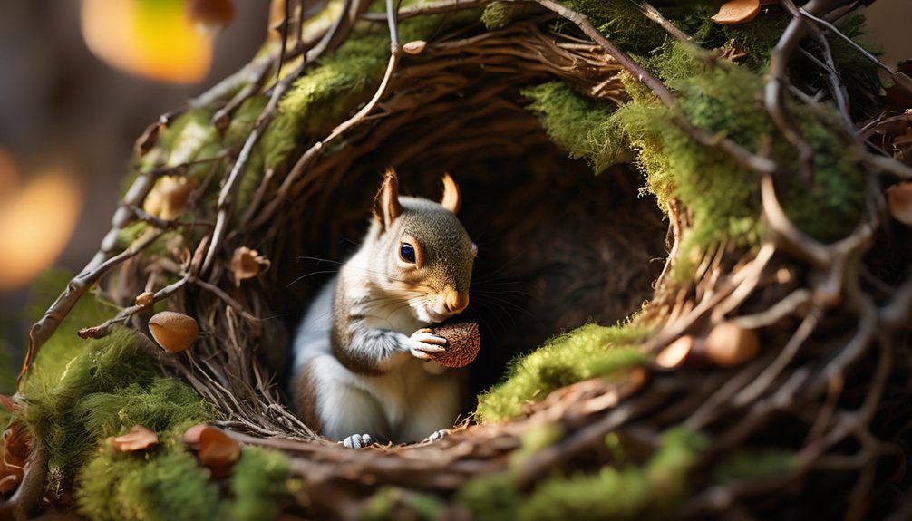 squirrel nesting behavior explained