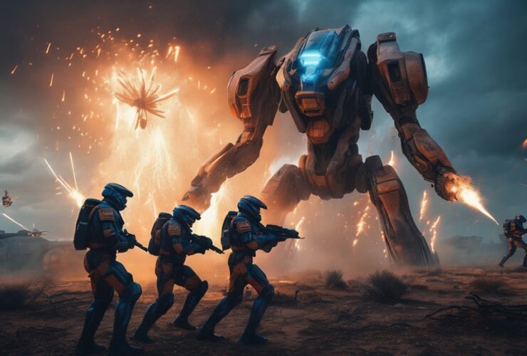 time traveling alien combat